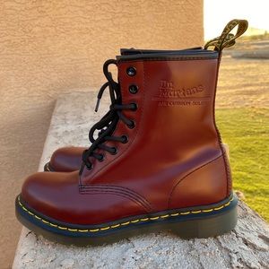 Dr Martens 1460 Cherry Red 🍒 Leather boots 🥾